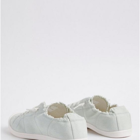 Riley - Denim Frayed Ruched Sneaker (WW - Picture 5 of 6